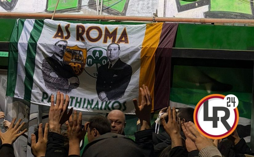 Festa ad Atene per i vent’anni del gemellaggio tra Panathinaikos e Roma (FOTO e VIDEO)