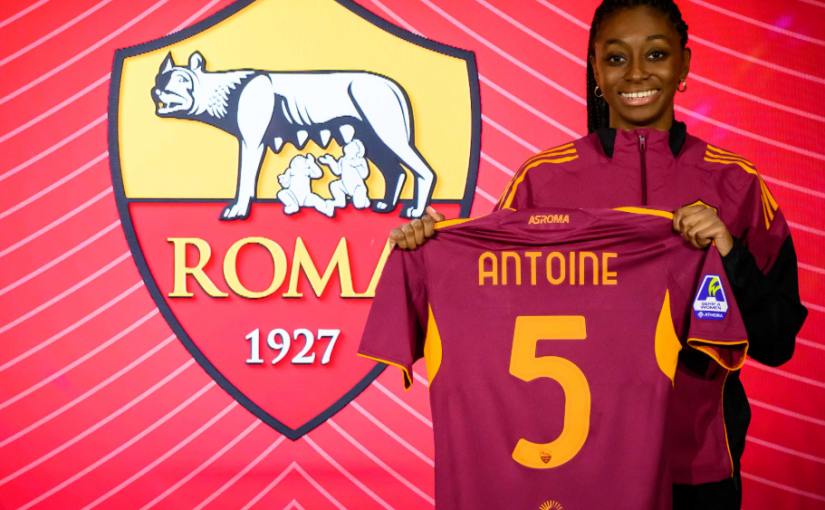 Roma Femminile: Maya Antoine è una nuova calciatrice giallorossa. La centrale: “Entusiasta di essere qui” (COMUNICATO  E VIDEO)