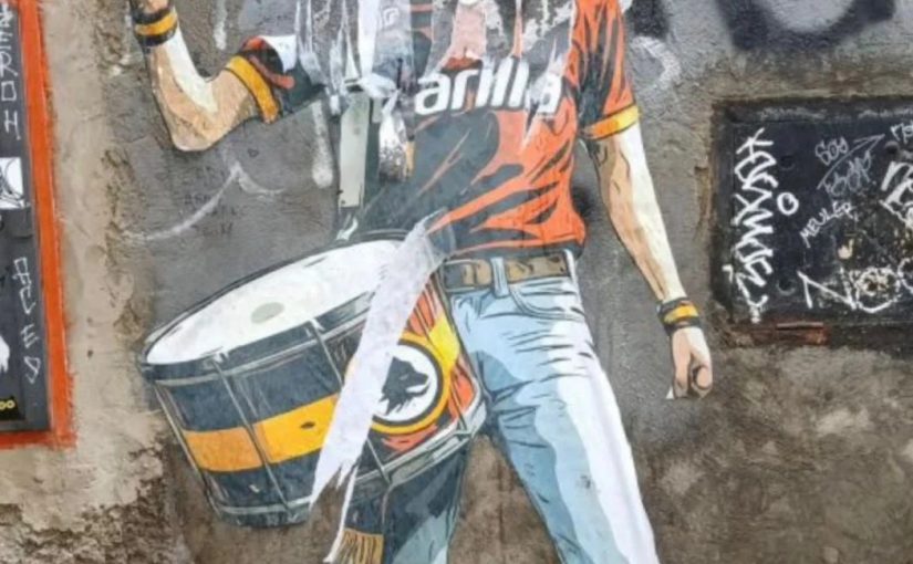 Murales di De Falchi vandalizzato, la promessa dell’artista Drugi: “Tornerà al suo posto” (FOTO)