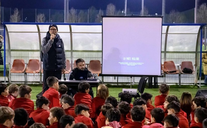 AS Roma: nel Giorno della Memoria i ragazzi dell’Academy assistono a un cortometraggio (FOTO)