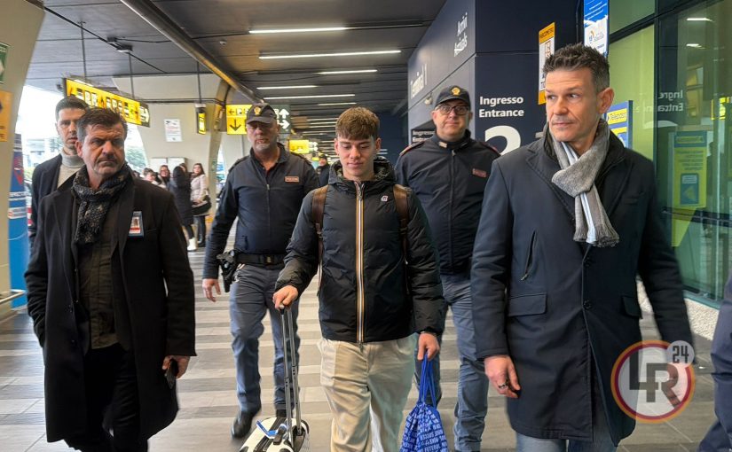 Venturino arrivato a Fiumicino: “Non vedo l’ora di iniziare, sono entusiasta di essere qui” (VIDEO)