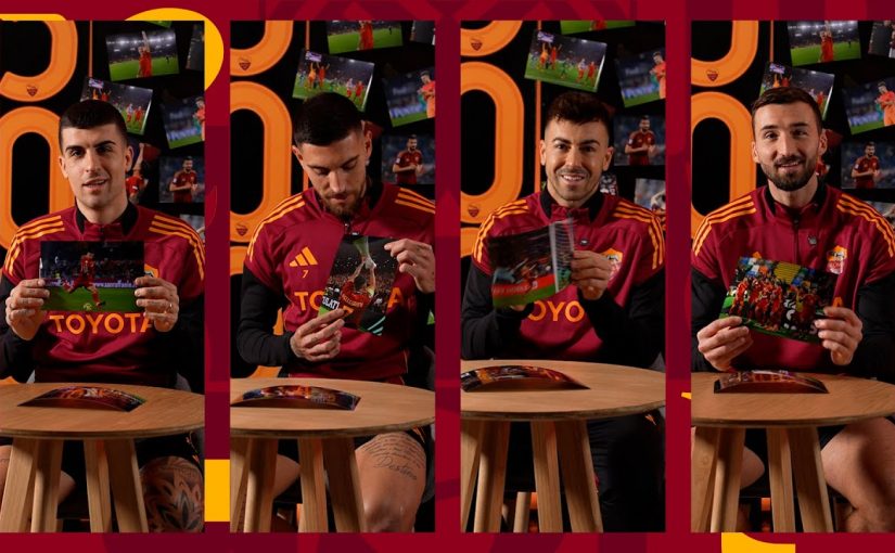 La Roma celebra i quattro giallorossi a quota 300 presenze, Pellegrini: “Un sogno che hai da bambino”. Mancini: “Motivo d’orgoglio” (VIDEO)