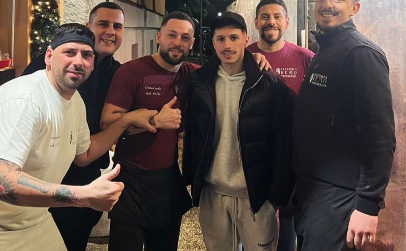 Zaragoza alla scoperta di Roma: cena in una pizzeria a Testaccio (FOTO)