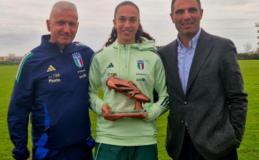 Roma Femminile, Giulia Galli premiata con lo Scarpino di Bronzo del Mondiale U17 (FOTO)