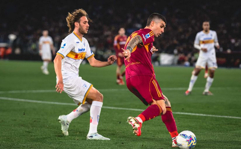 Roma-Lecce: piccolo affaticamento al polpaccio sinistro per Mancini, ma andrà in Nazionale. Il difensore rassicura: “Nulla di grave”