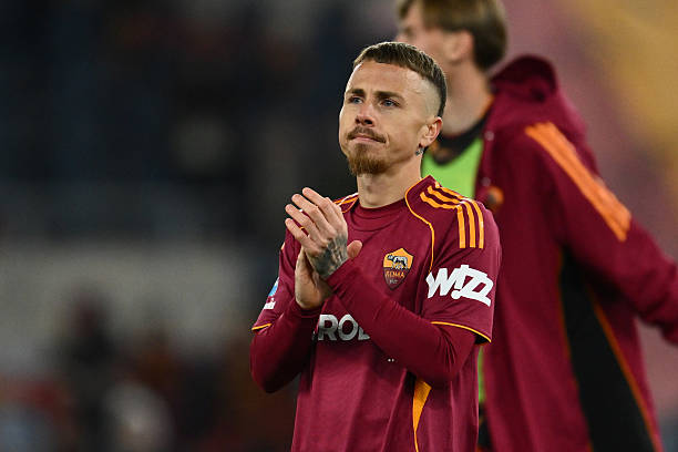 Instagram, Angelino festeggia il suo rientro: “Quanta voglia avevo di giocare di nuovo in casa! Grazie Olimpico” (FOTO)