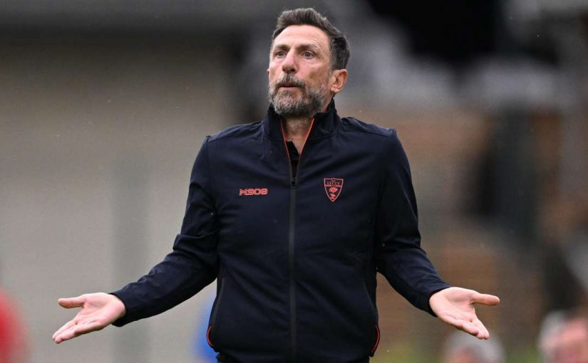 Conferenza stampa, Di Francesco: “Dobbiamo infilarci nelle difficoltà della Roma. Partita delicata, ma i giallorossi sono abituati a giocare sotto pressione”