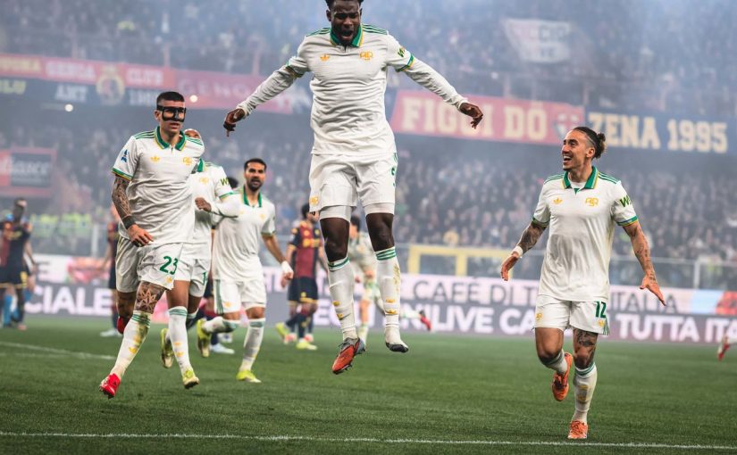 Genoa-Roma, terzo gol consecutivo per Ndicka in Serie A: è il primo difensore giallorosso a riuscirci nell’era dei tre punti