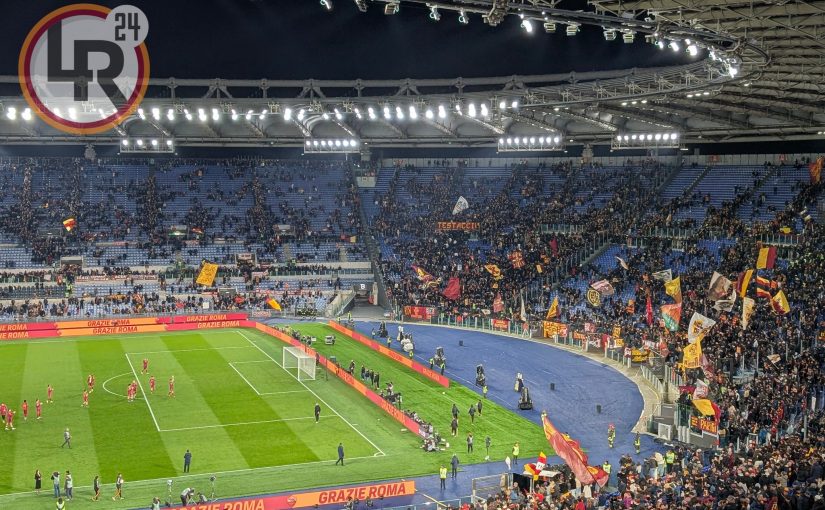 Roma-Lecce: tiepidi applausi della Curva Sud alla squadra a fine match (FOTO)
