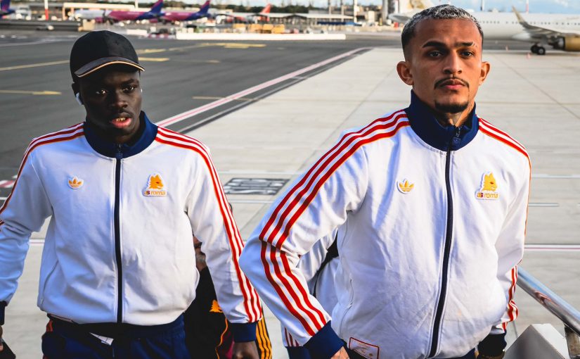 FOTO – Verso Como-Roma, i giallorossi in partenza per la trasferta lombarda