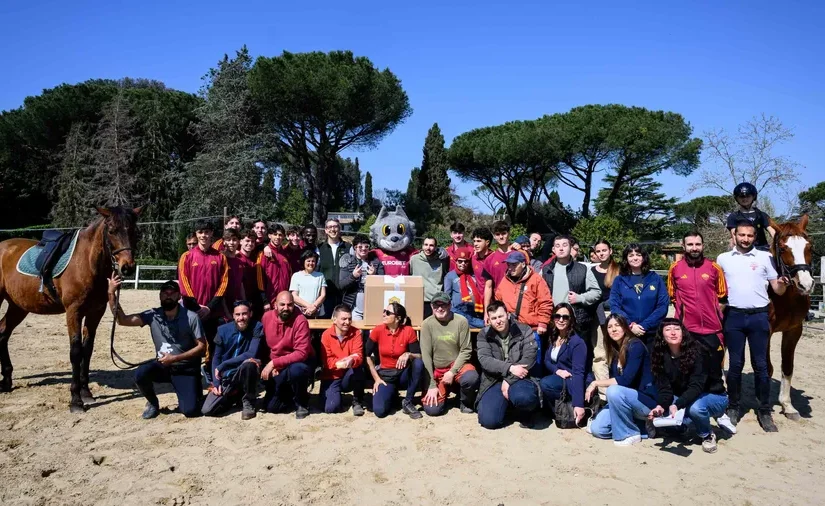 “Giornata Mondiale per la Consapevolezza sull’Autismo”: i giovani romanisti incontrano l’Associazione Ciampacavallo (COMUNICATO, FOTO E VIDEO)