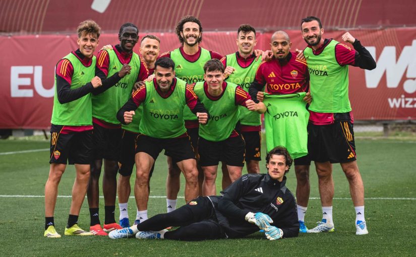 Trigoria: ripresa in vista dell’Atalanta (FOTO E VIDEO)