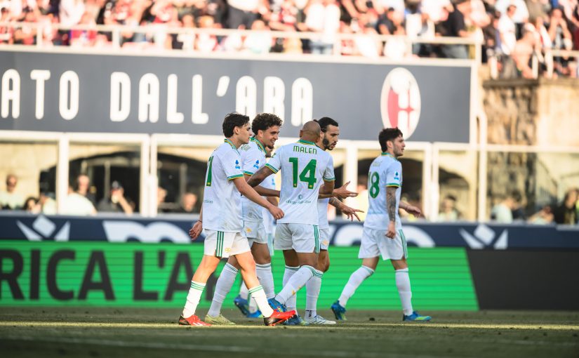 BOLOGNA-ROMA: le pagelle. MALEN “Resti, sì?” 7 – CRISTANTE “Cristante” 6 – GASPERINI “Mo ariva er bello” 6