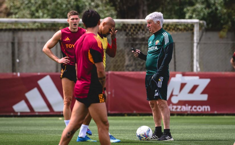 Trigoria: l’allenamento odierno verso il derby (FOTO)