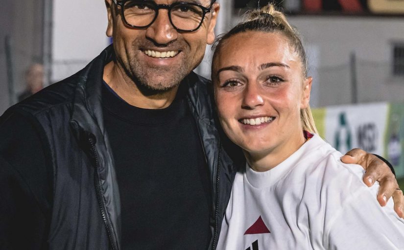 FOTO – Femminile, Pizarro festeggia lo Scudetto con Greggi. Il club: “Pagine importanti”