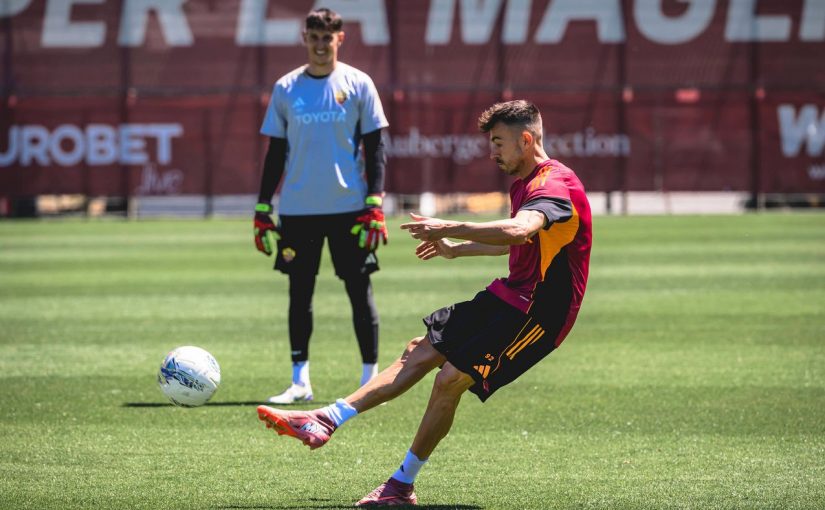 Trigoria, doppio stop in allenamento: lieve affaticamento all’adduttore destro per El Shaarawy e distrazione del muscolo iliaco sinistro per Gollini