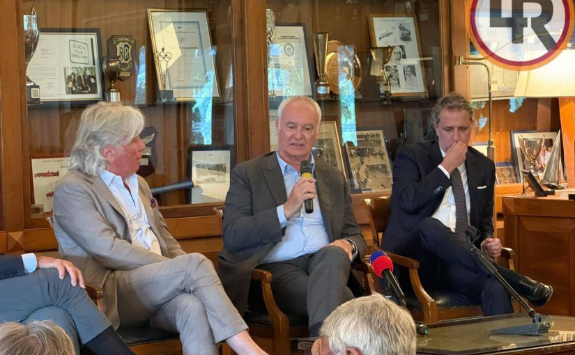 Ranieri al Circolo Aniene per la presentazione del libro di Zazzaroni: “C’è differenza tra allenare i professionisti e formare i giovani. Qui siamo malati di tattica” (FOTO e VIDEO)